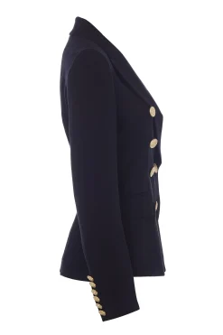 Holland Cooper Knightsbridge Blazer Black Linen Best