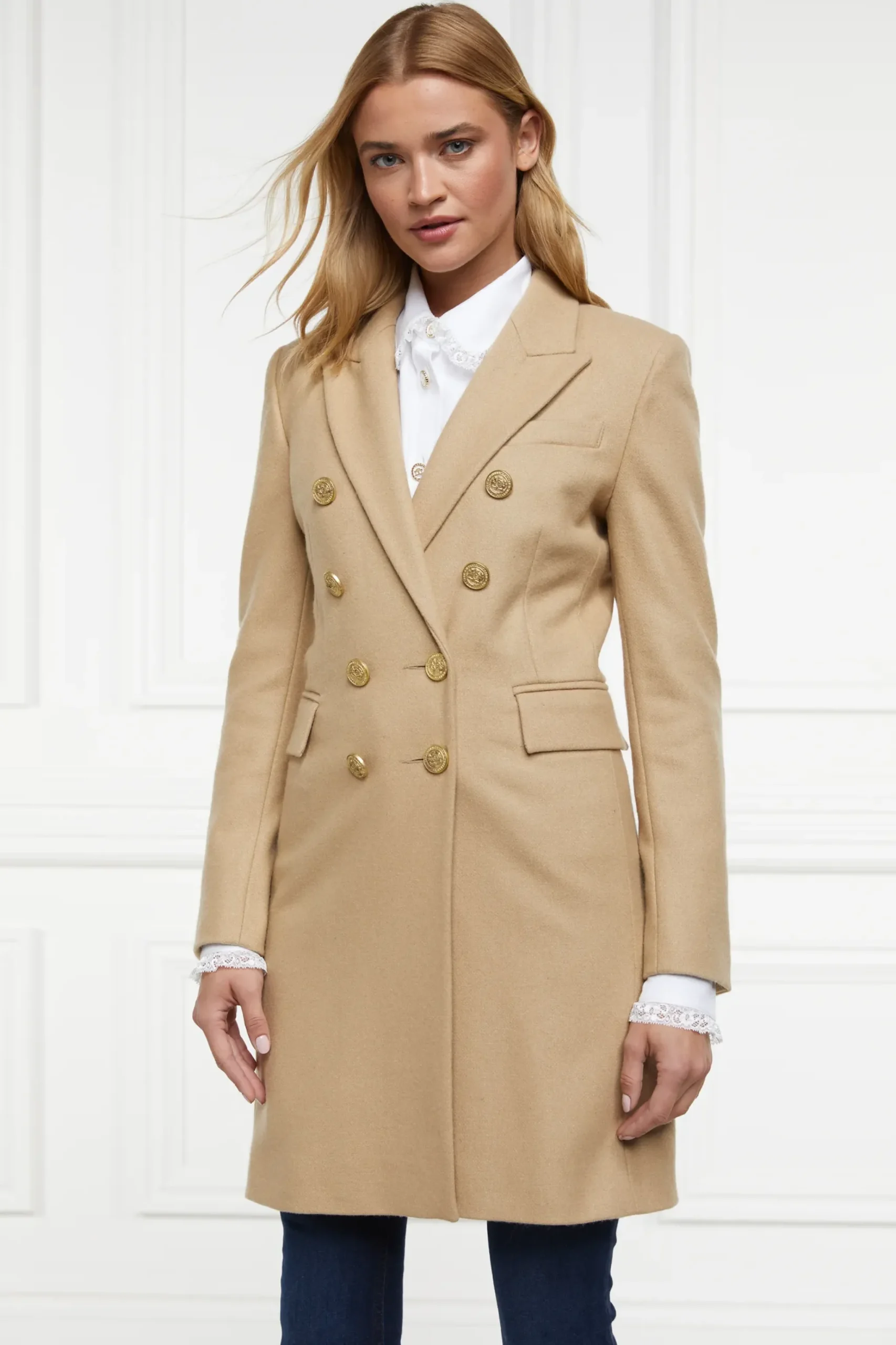 Holland Cooper Knightsbridge Coat Camel Outlet