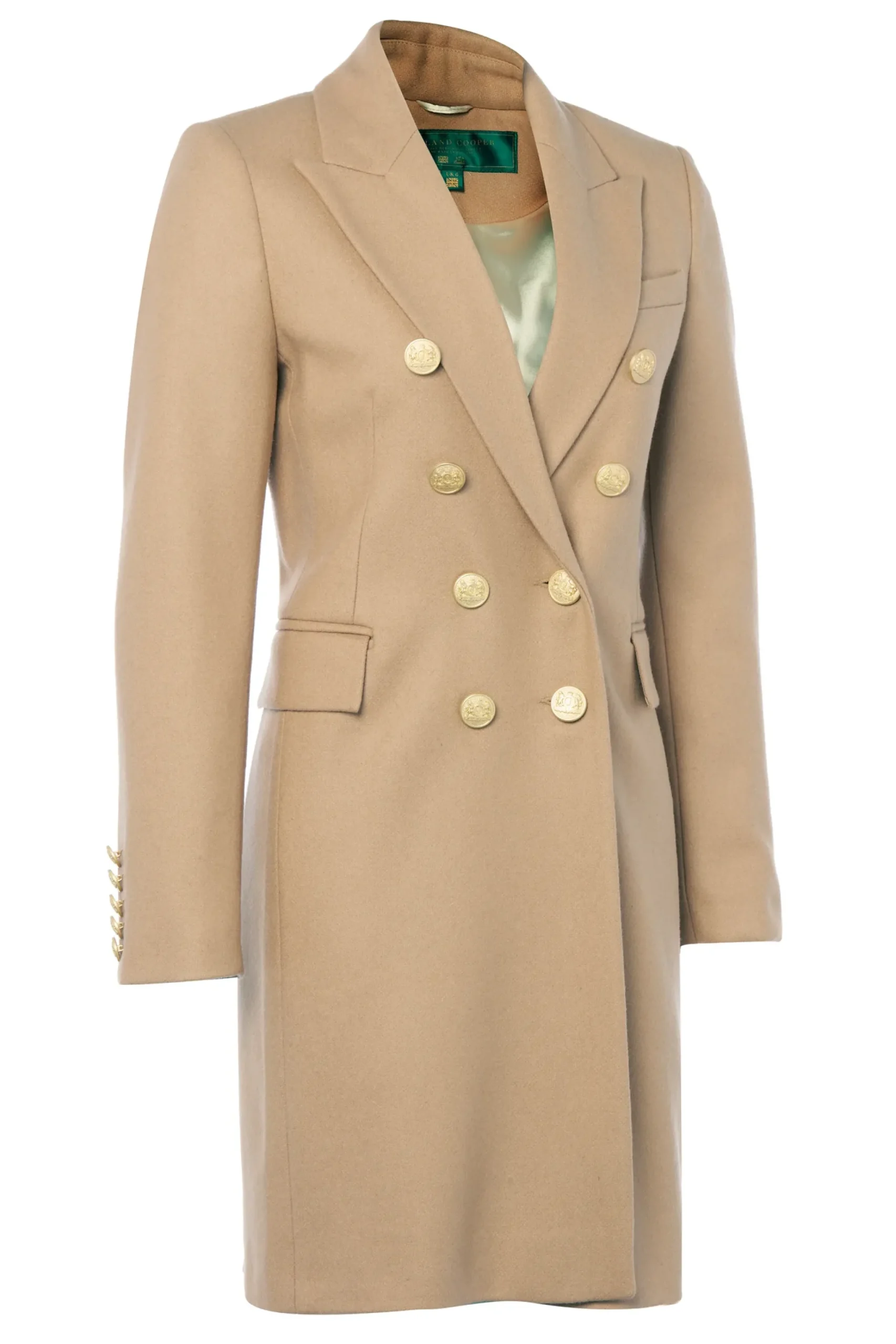 Holland Cooper Knightsbridge Coat Camel Outlet