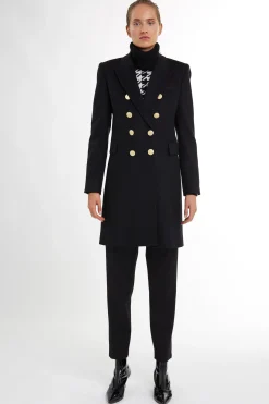 Holland Cooper Knightsbridge Coat Black New