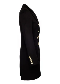 Holland Cooper Knightsbridge Coat Black New