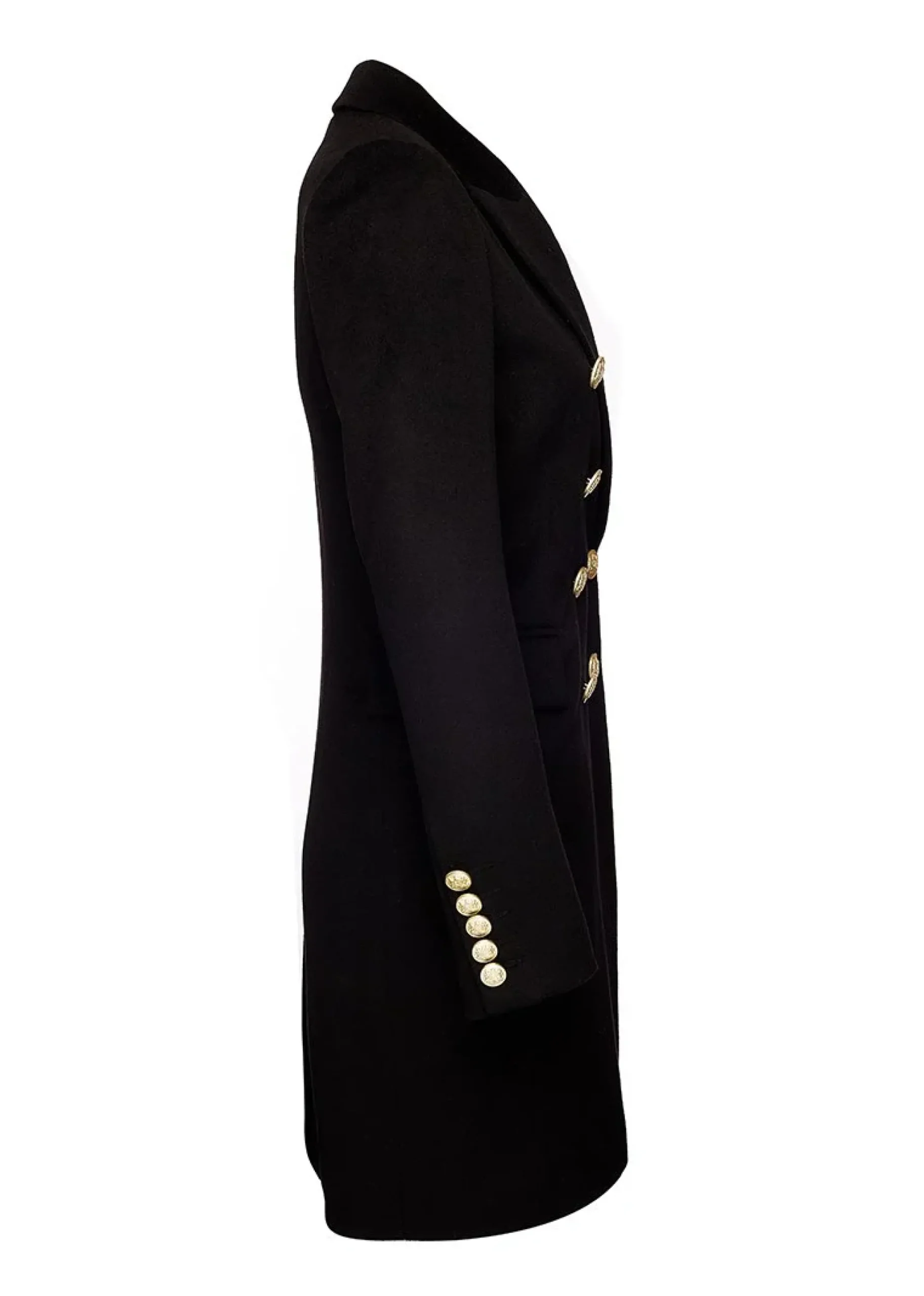 Holland Cooper Knightsbridge Coat Black New