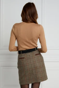 Holland Cooper Knightsbridge Skirt Bourbon Tweed Discount