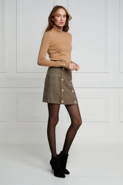 Holland Cooper Knightsbridge Skirt Bourbon Tweed Discount