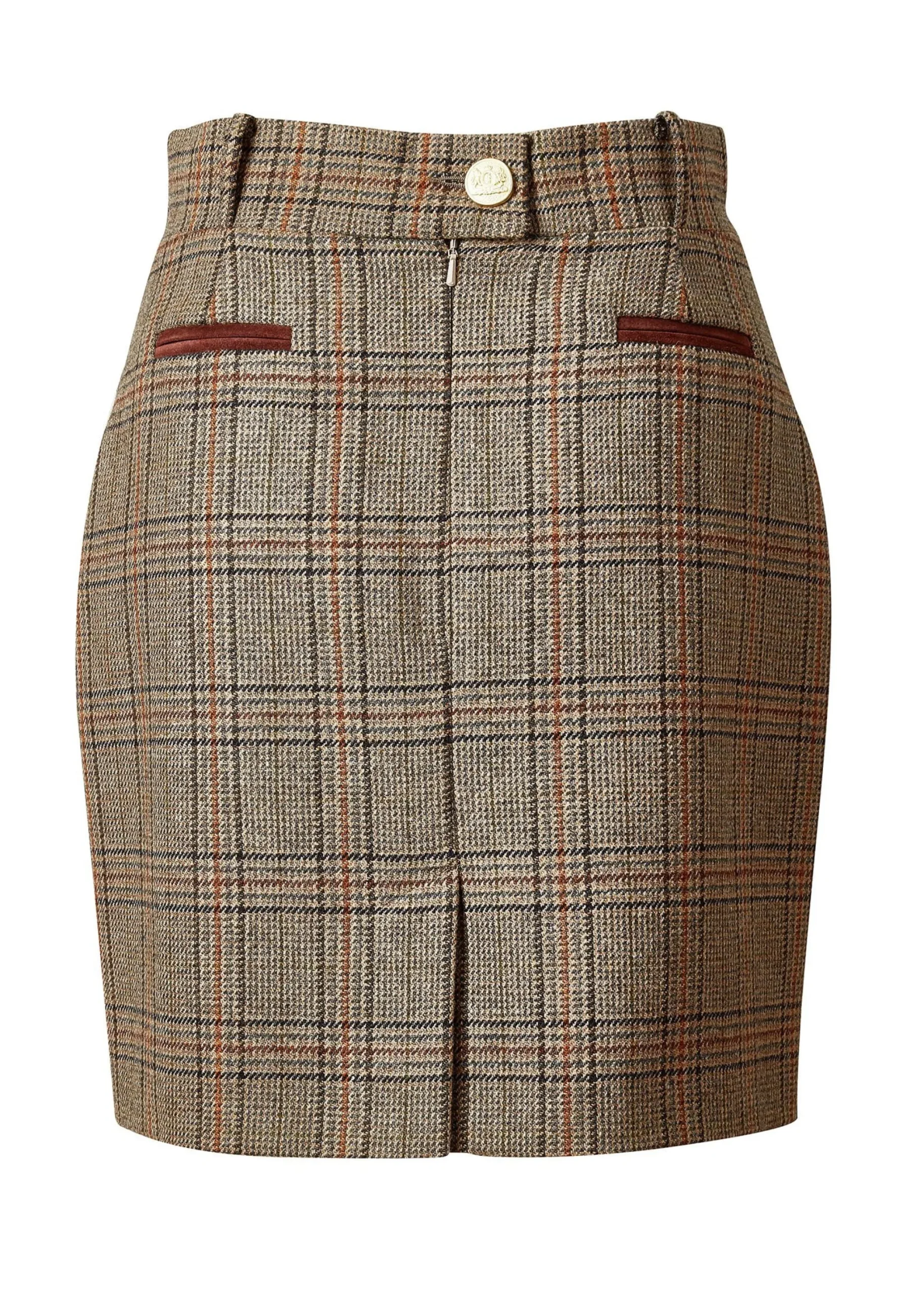 Holland Cooper Knightsbridge Skirt Bourbon Tweed Discount