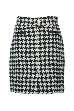 Holland Cooper Knightsbridge Skirt Large Scale Houndstooth Online