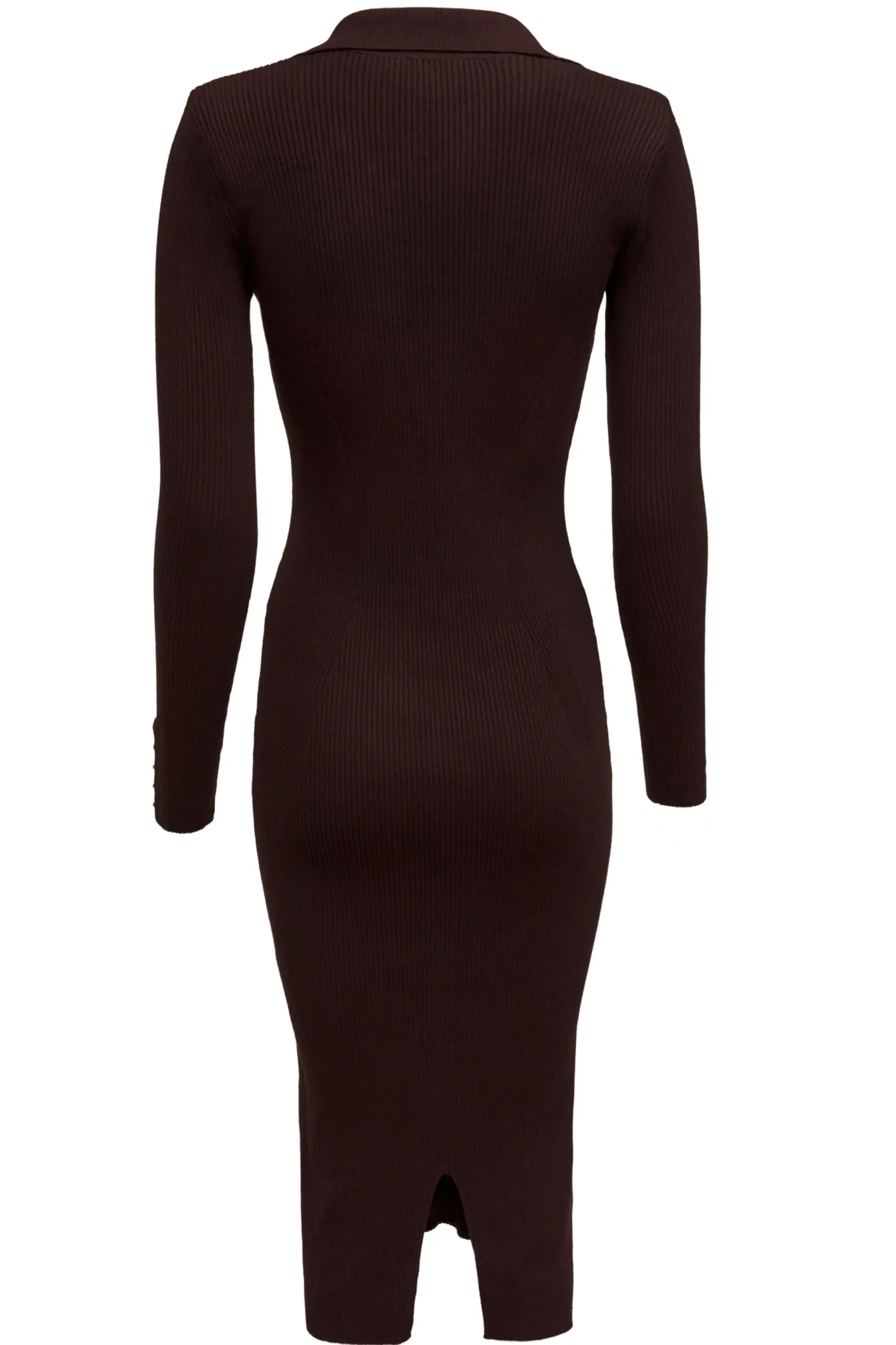 Holland Cooper Knitted Shirt Dress Chocolate Online