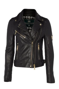 Holland Cooper Leather Biker Jacket Sale