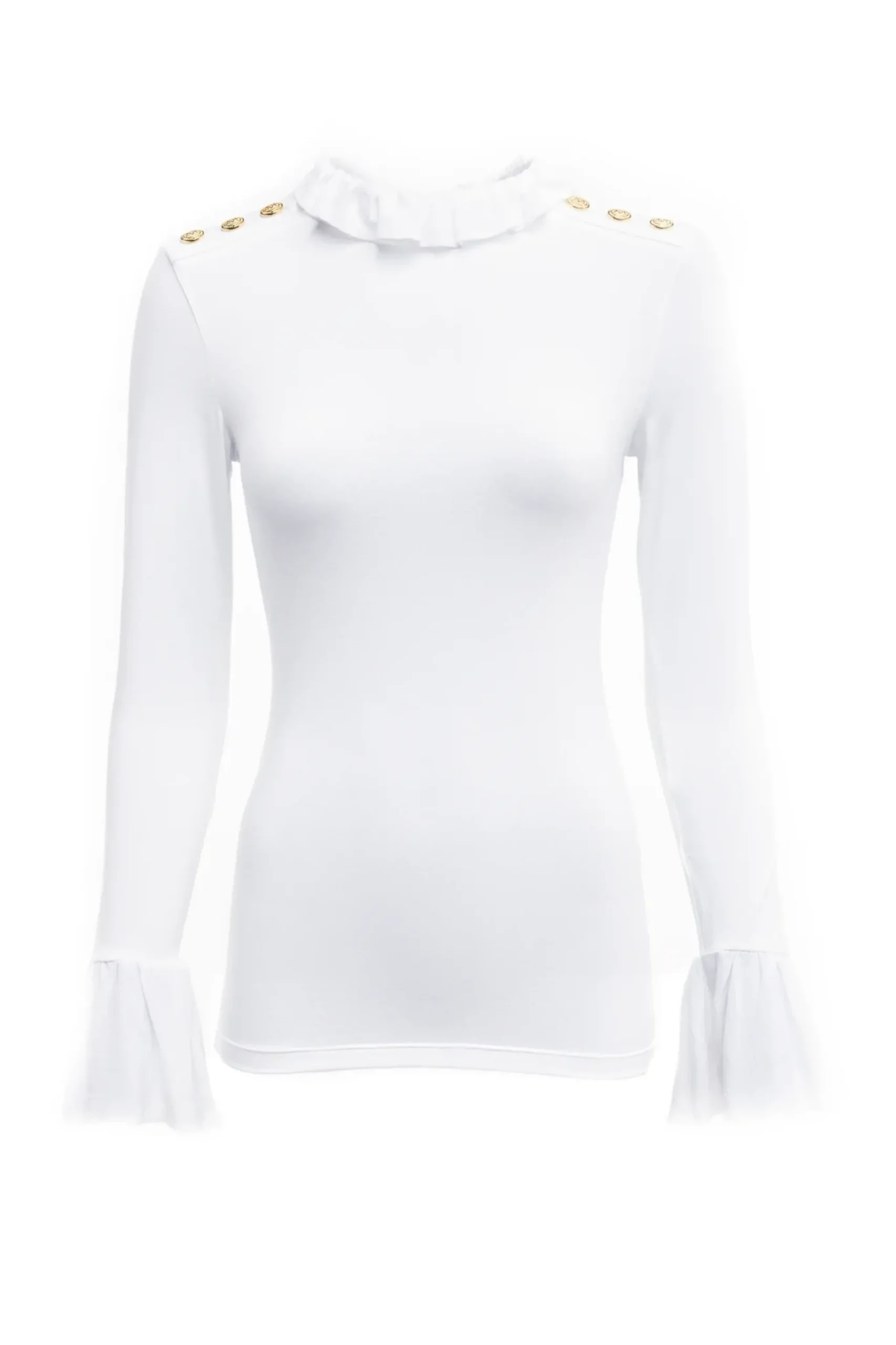 Holland Cooper Lilibet Jersey Tee White New