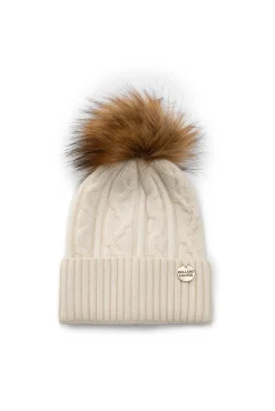 Holland Cooper Little Bobble Hat Cream Discount