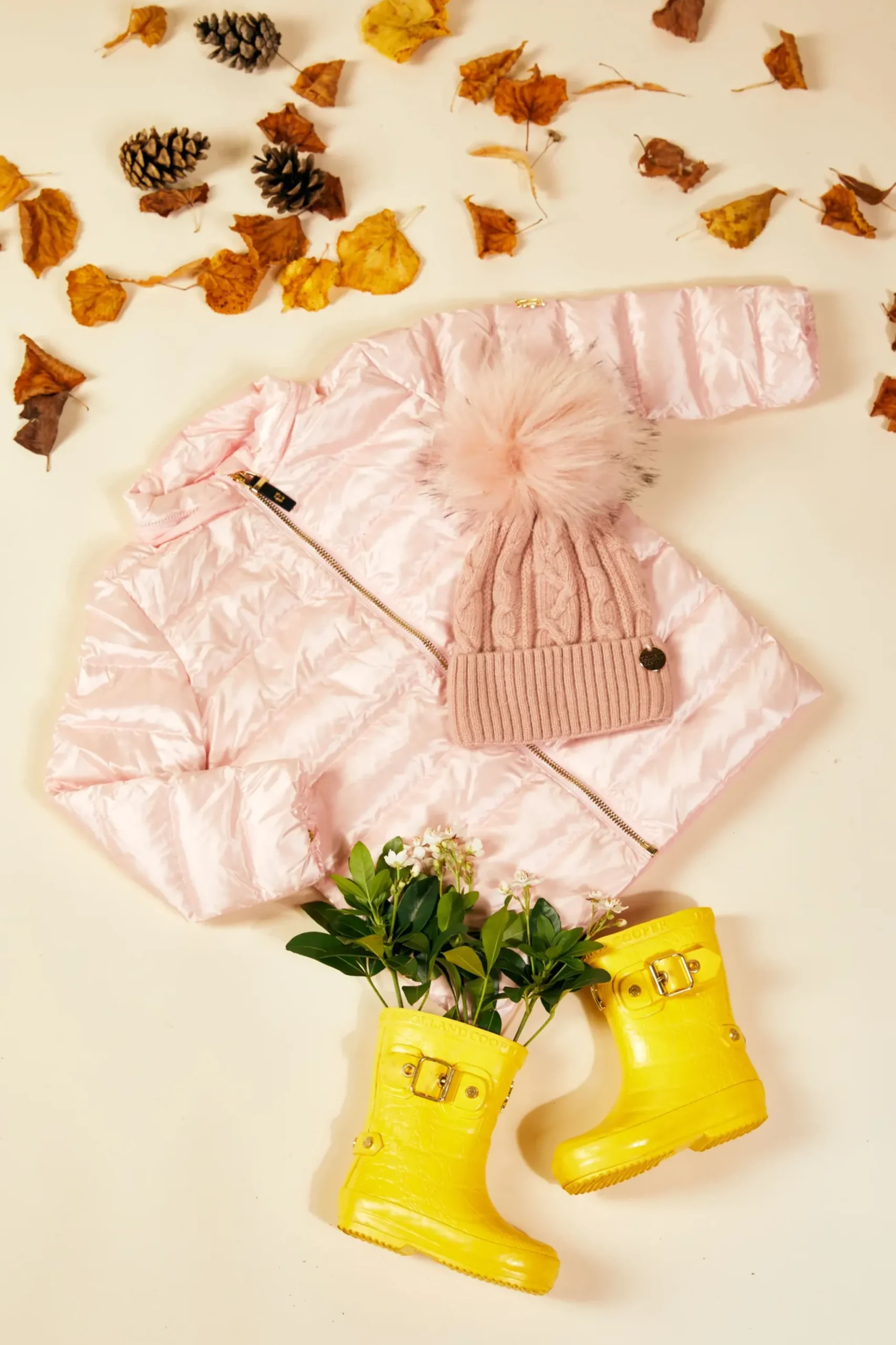 Holland Cooper Little Hewitts Puffer Light Pink Outlet