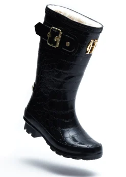 Holland Cooper Little Wellie - Junior Liquorice Outlet