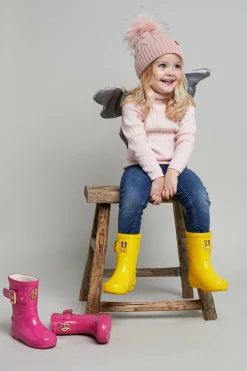 Holland Cooper Little Wellie - Toddler Quack Yellow New