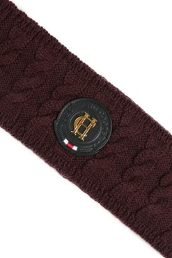 Holland Cooper Luxe Cable Knit Headband Mulberry Sale