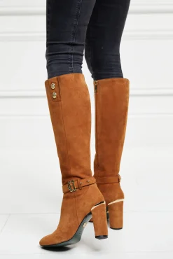 Holland Cooper Marlborough Knee Boot Tan Hot