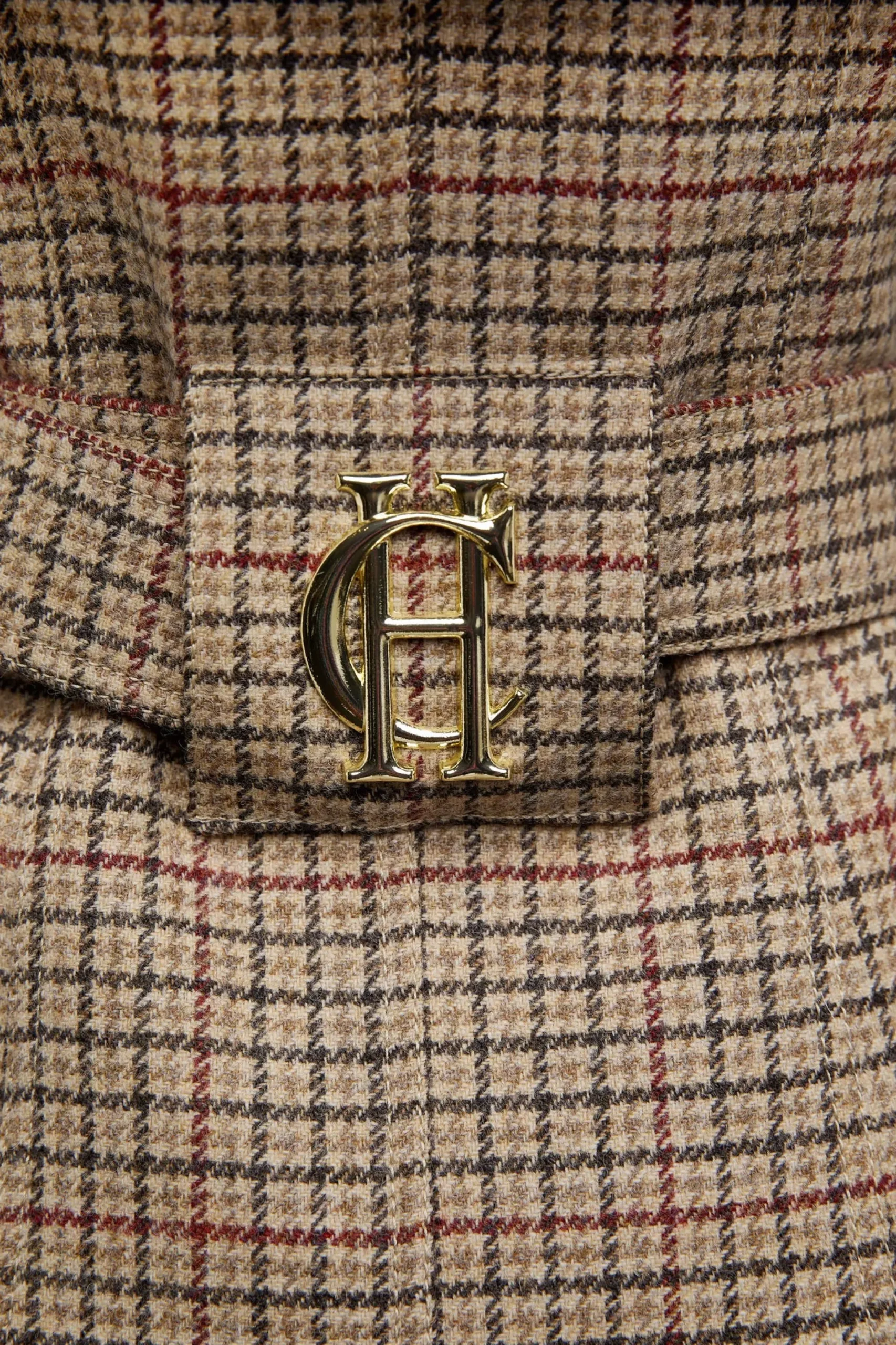 Holland Cooper Marlborough Trench Coat Charlton Tweed Discount