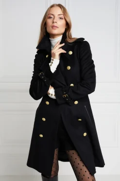 Holland Cooper Marlborough Trench Coat Soft Black Online