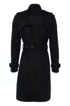 Holland Cooper Marlborough Trench Coat Soft Black Online