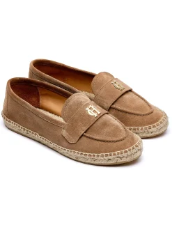 Holland Cooper Monaco Espadrille Loafer Taupe Best