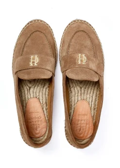 Holland Cooper Monaco Espadrille Loafer Taupe Best