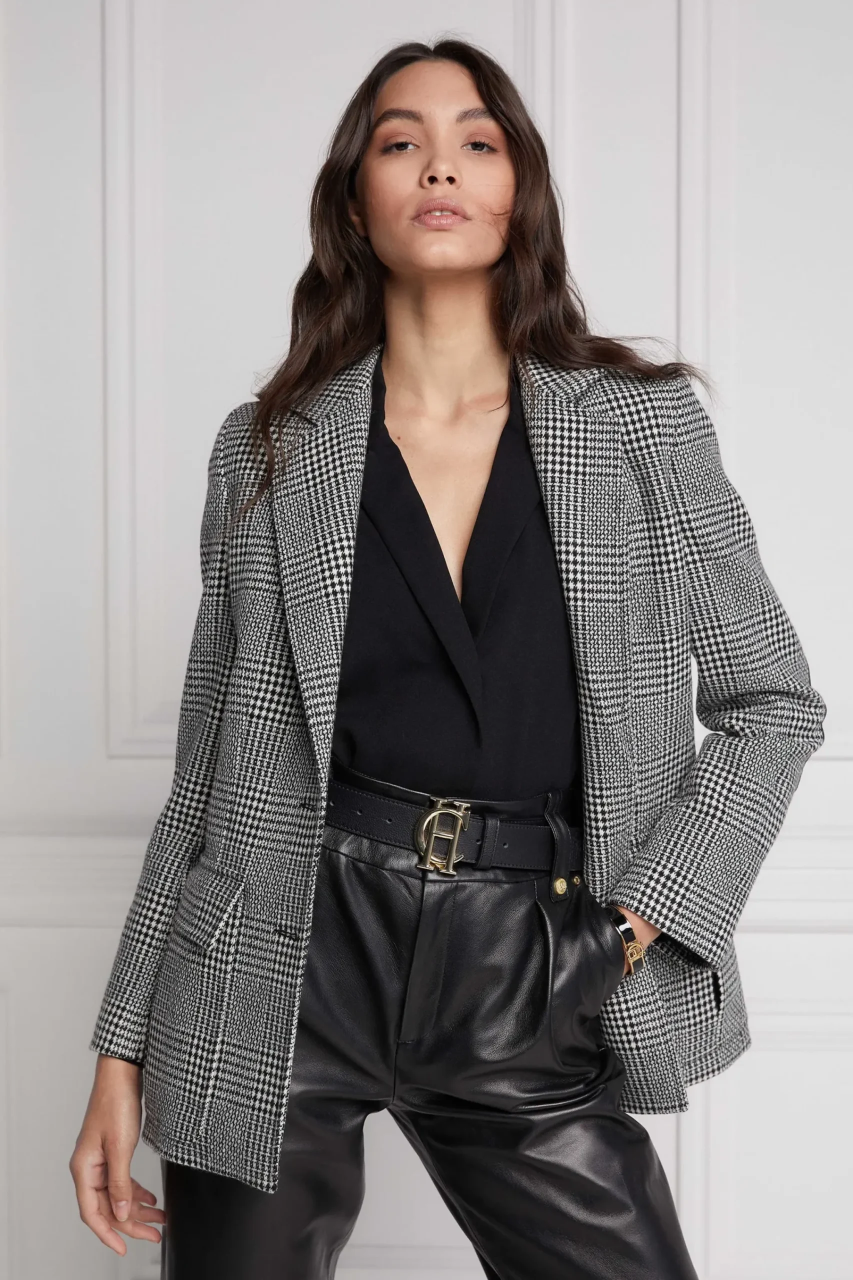 Holland Cooper Paddington Blazer Prince of Wales Mono Online