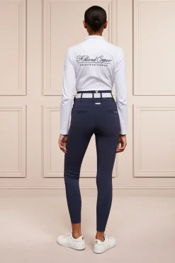 Holland Cooper Premium High Rise Breeches Yale Blue Best