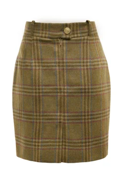 Holland Cooper Regency Skirt Avebury Green Check Online