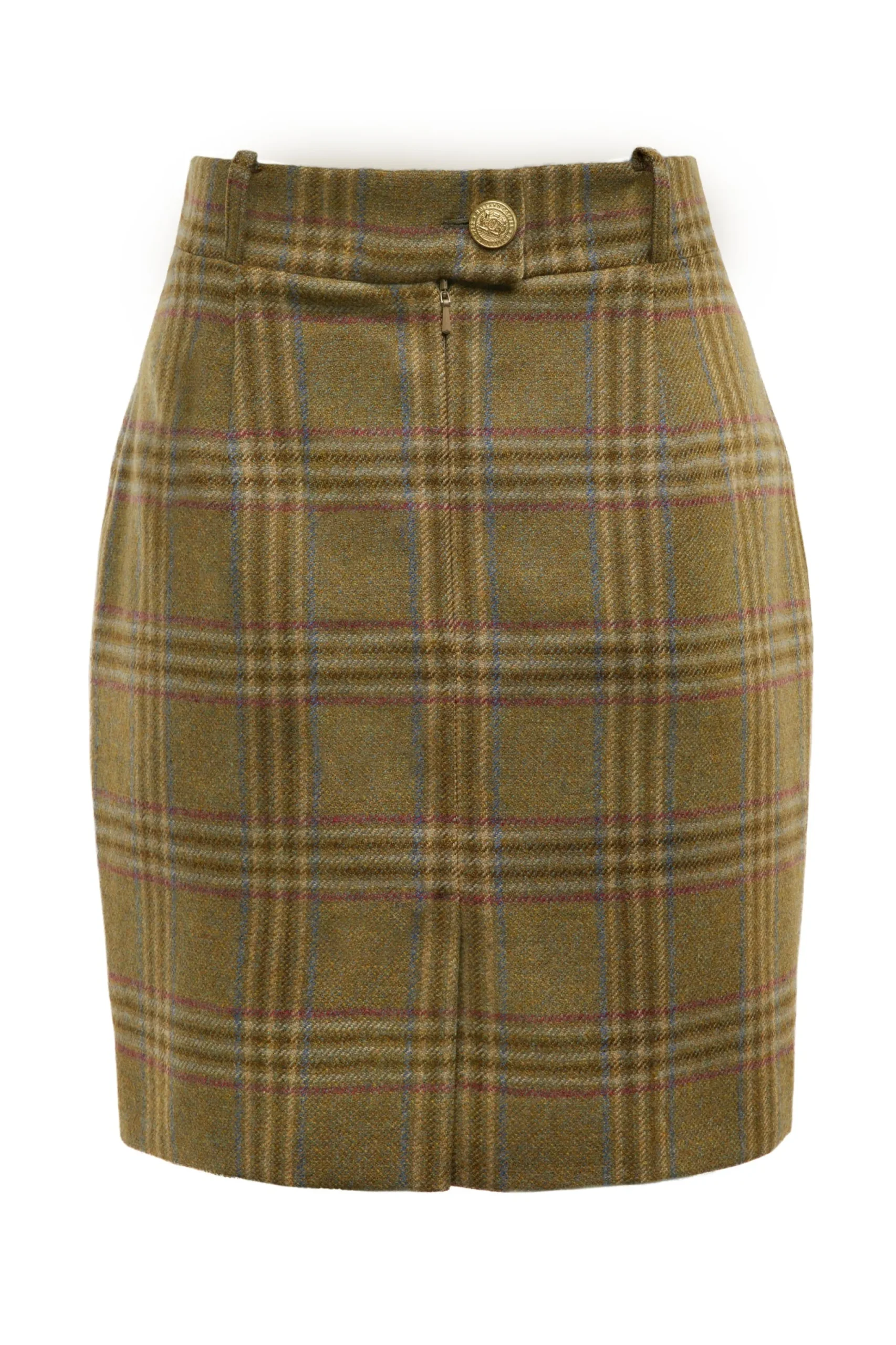 Holland Cooper Regency Skirt Avebury Green Check Online