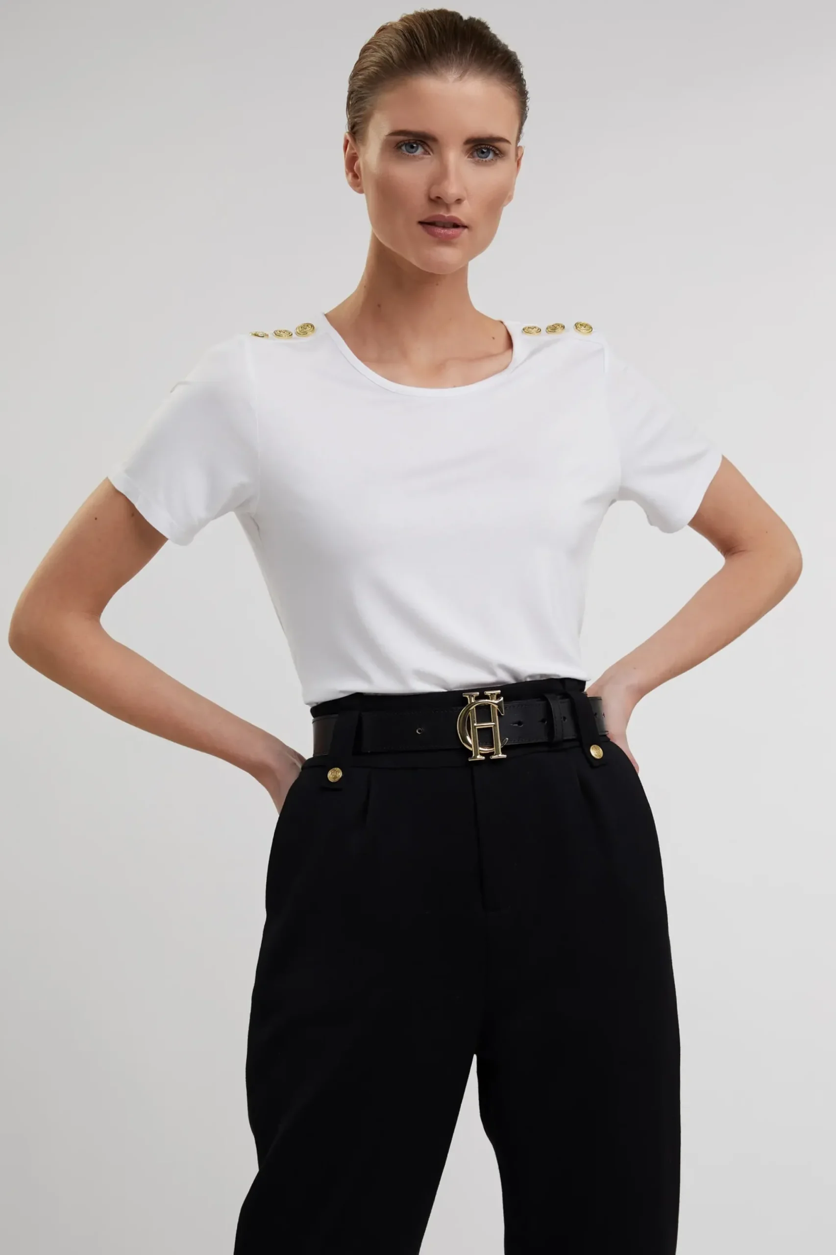 Holland Cooper Relax Fit Crew Neck Tee White Sale