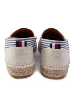 Holland Cooper Riviera Espadrille Nautical Stripe Clearance