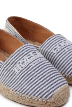 Holland Cooper Riviera Espadrille Nautical Stripe Clearance