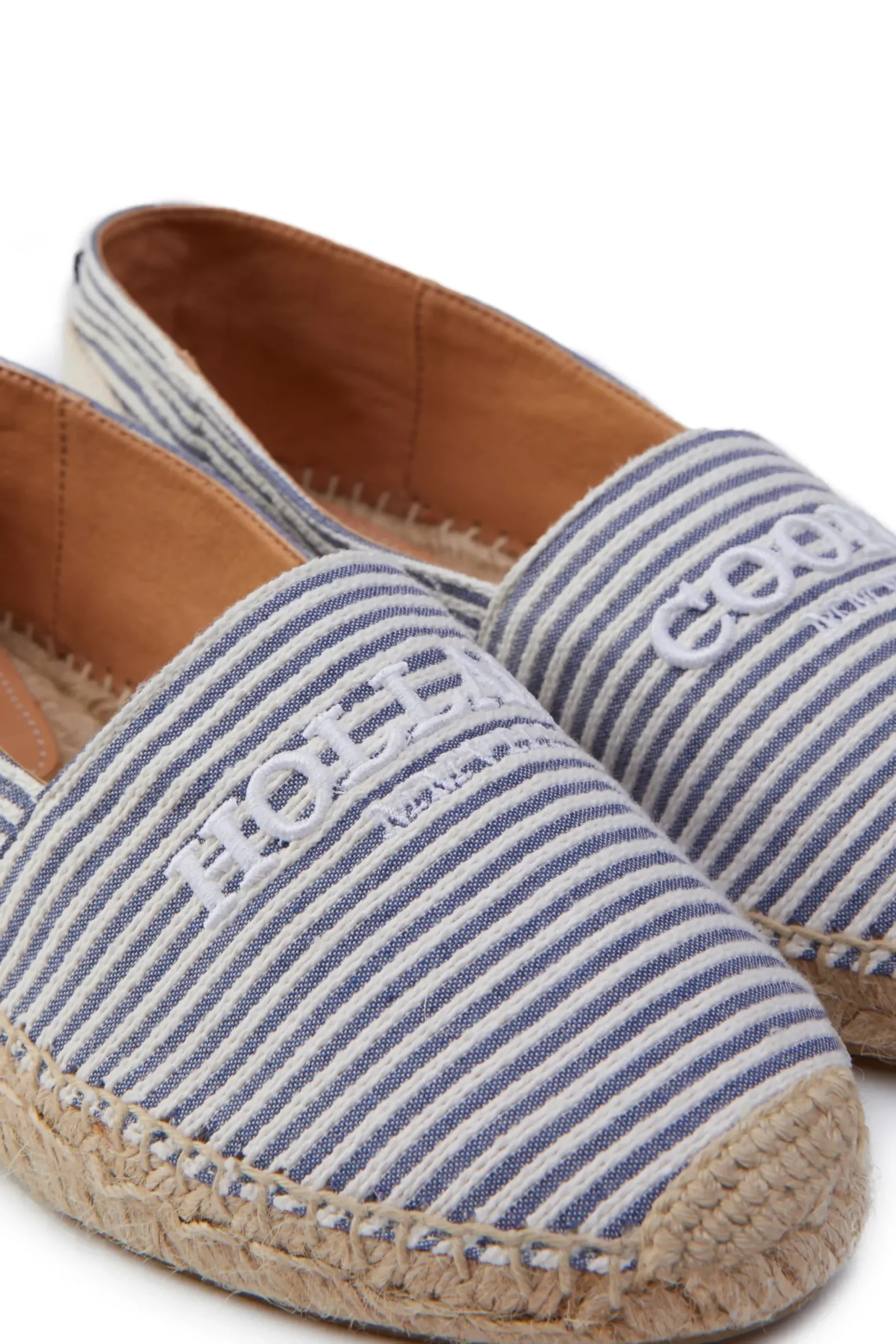 Holland Cooper Riviera Espadrille Nautical Stripe Clearance