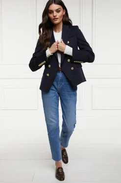 Holland Cooper Seattle Cable Crew Knit White