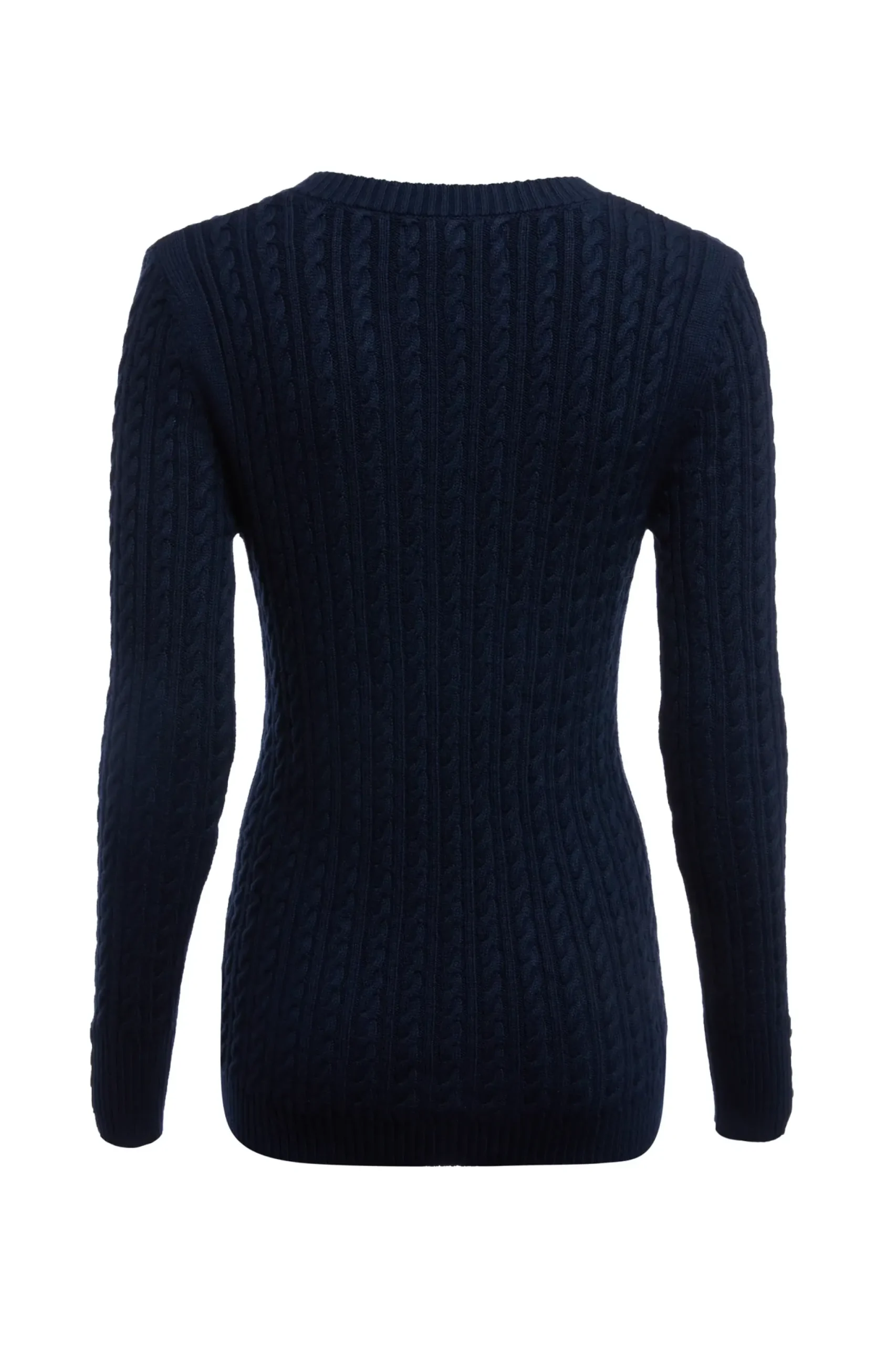 Holland Cooper Seattle V-Neck Knit Ink Navy New