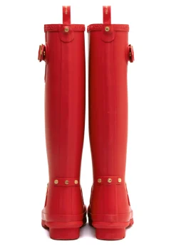 Holland Cooper Sherpa Lined Regency Wellington Heritage Red