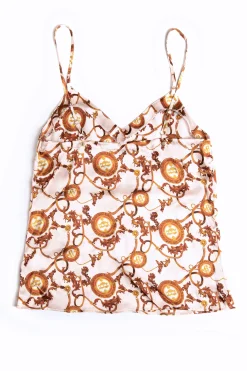 Holland Cooper Silk Camisole Blush Outlet