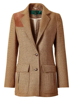 Holland Cooper Single Breasted Field Blazer Tawny Online