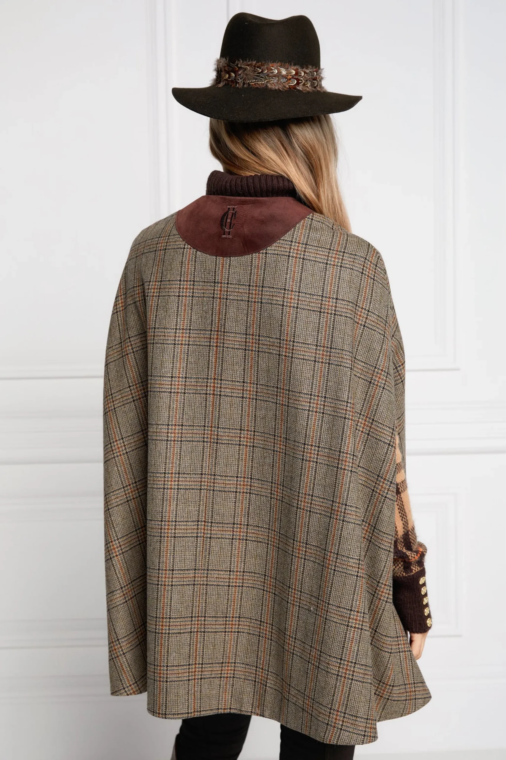 Holland Cooper Slim Cape Bourbon Tweed Clearance