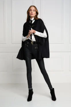 Holland Cooper Slim Cape Soft Black New