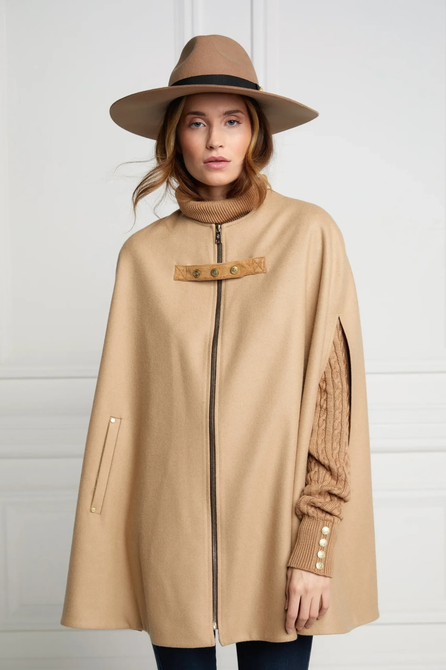 Holland Cooper Slim Cape Camel Hot