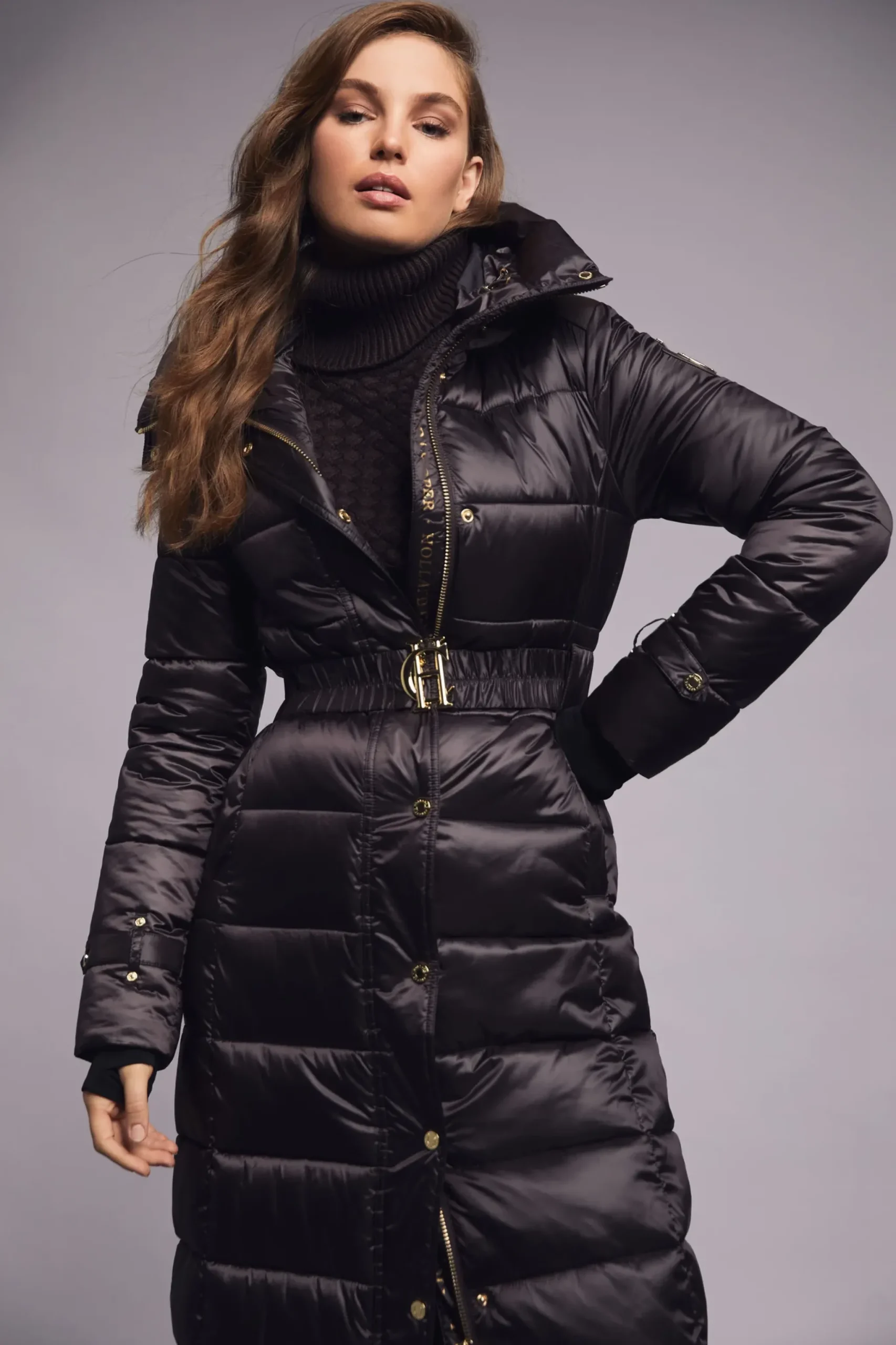 Holland Cooper The Arosa Longline Coat Chocolate Discount