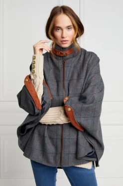 Holland Cooper The Classic Cape Mid Blue Check Discount