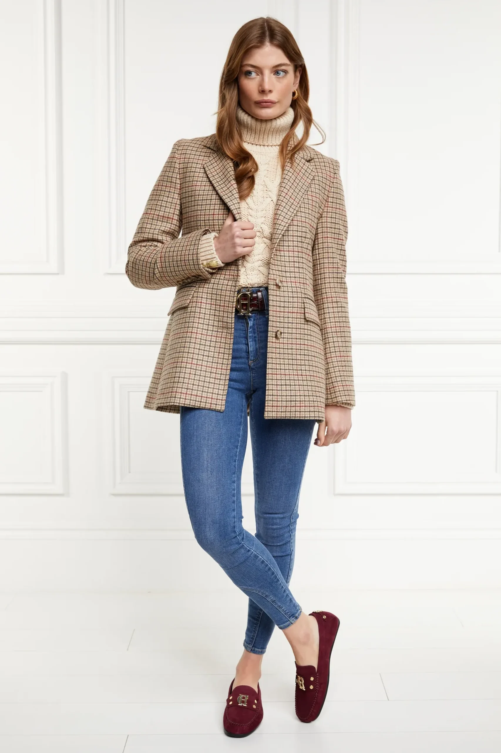 Holland Cooper The Driving Loafer Merlot Discount