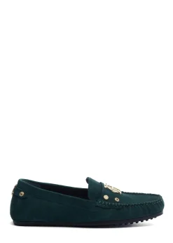 Holland Cooper The Driving Loafer Emerald New