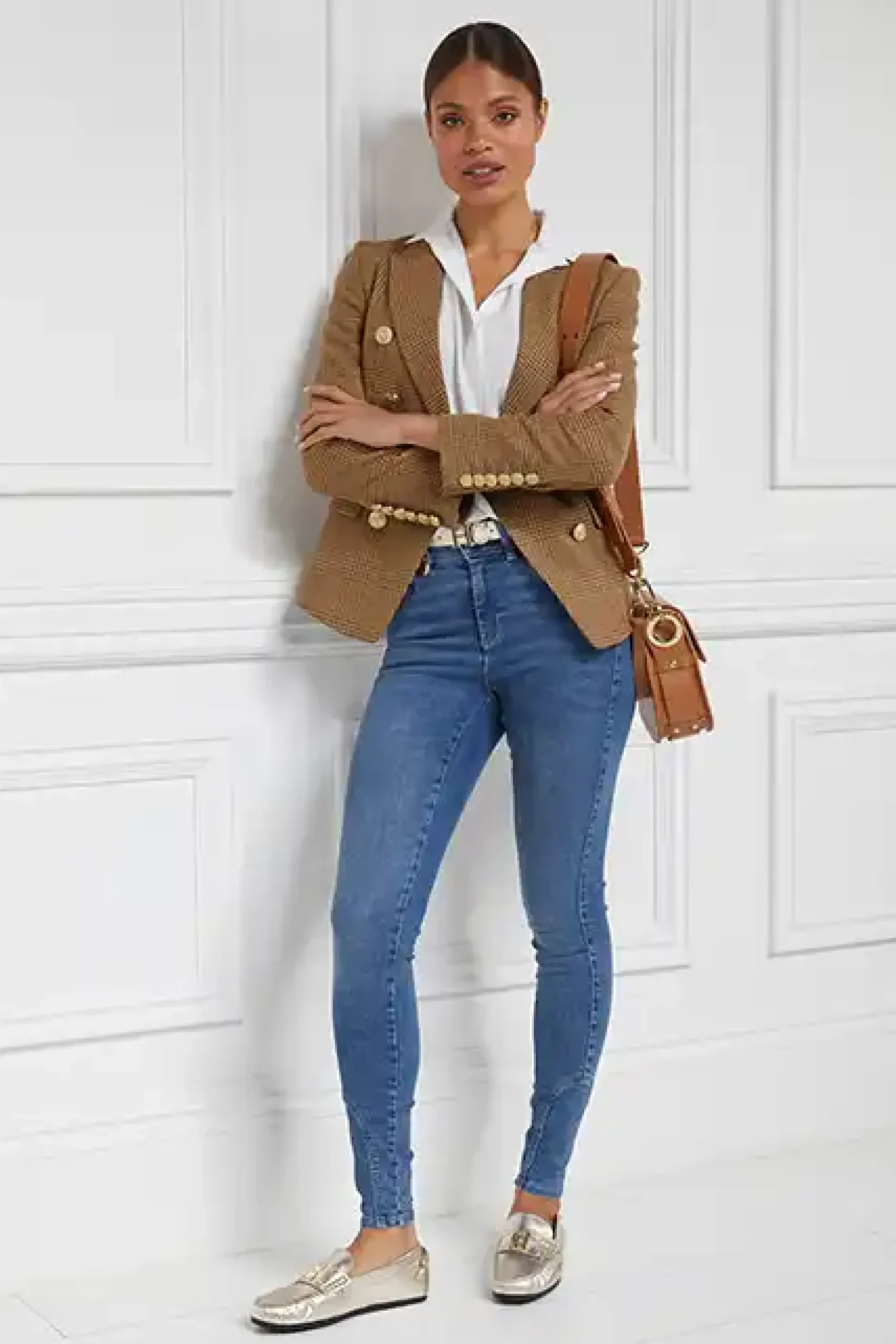 Holland Cooper The Driving Loafer Gold Sale