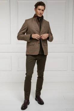 Holland Cooper The Single Breasted Blazer Clarence Check Forest Sale