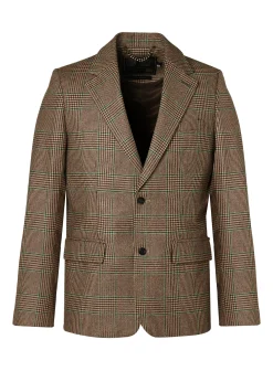Holland Cooper The Single Breasted Blazer Clarence Check Forest Sale