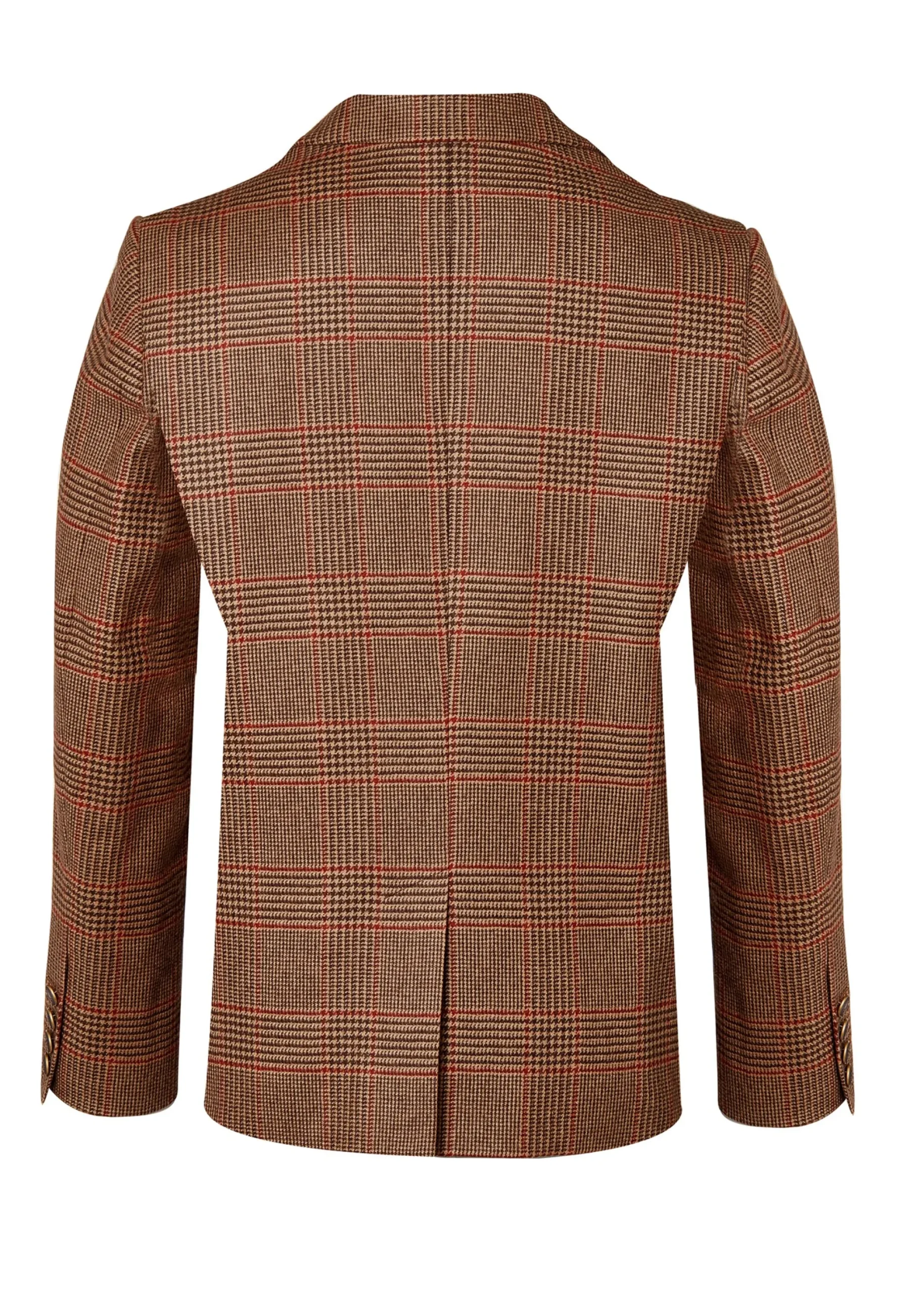 Holland Cooper The Single Breasted Blazer Clarence Check Merlot Sale