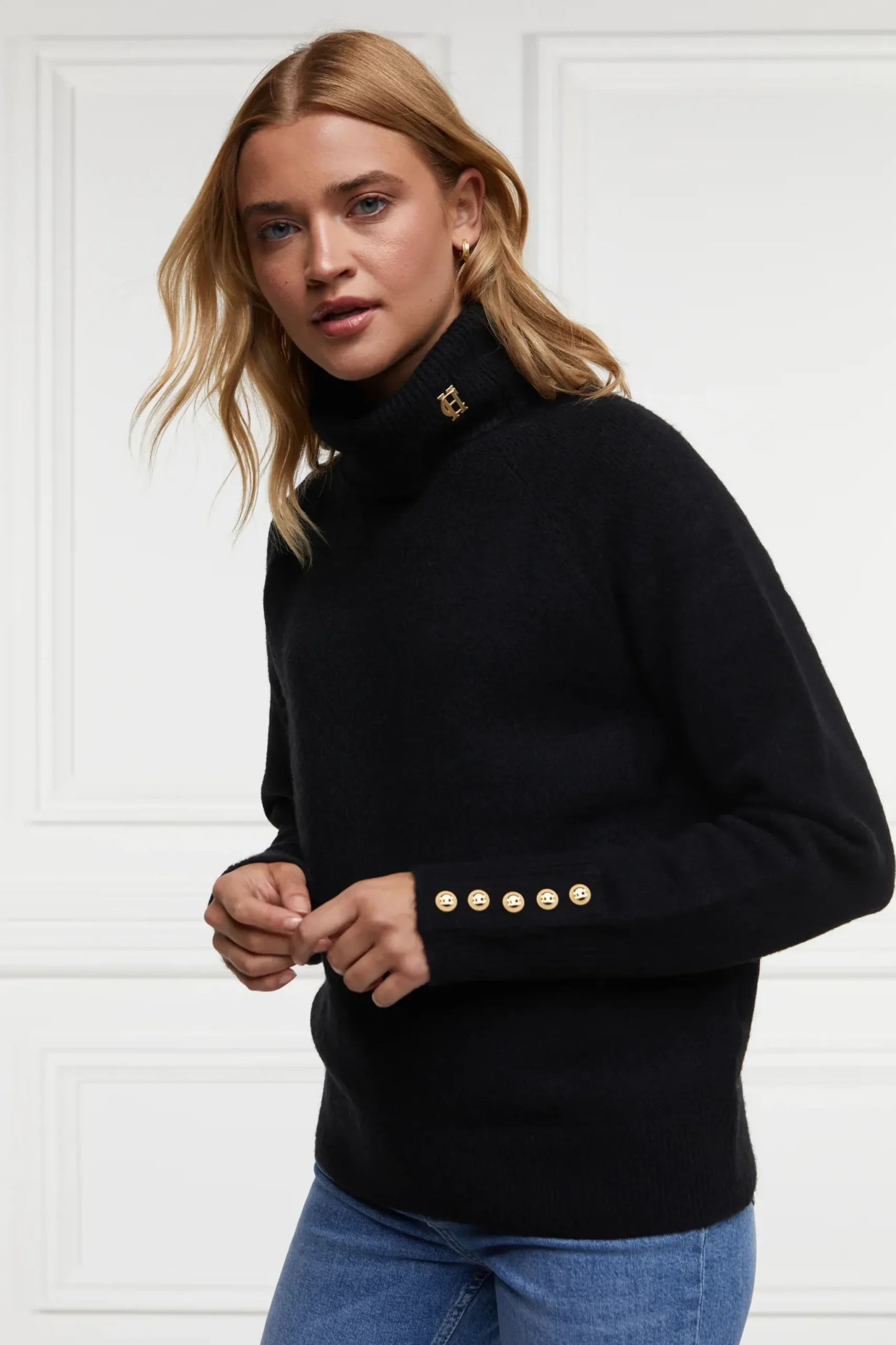 Holland Cooper Tori Knit Black Sale