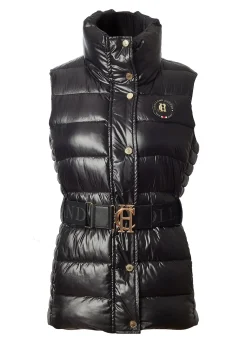 Holland Cooper Valais Quilted Gilet Black New